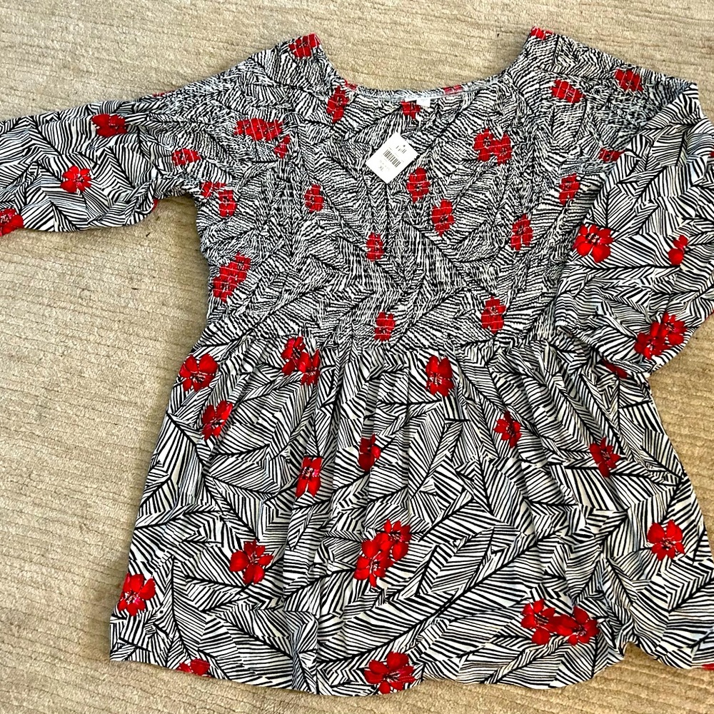 NEW with tags! J Jill Brand new with tags. J Jill  women’s blouse. Size XL.